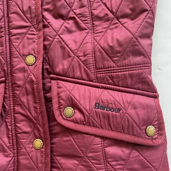 Barbour Cavalry Gilet Vest Burgundy US 4 - Picture 7 of 8